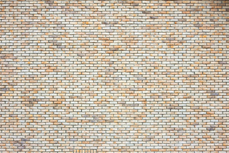 レンガ風の壁のフリー写真素材