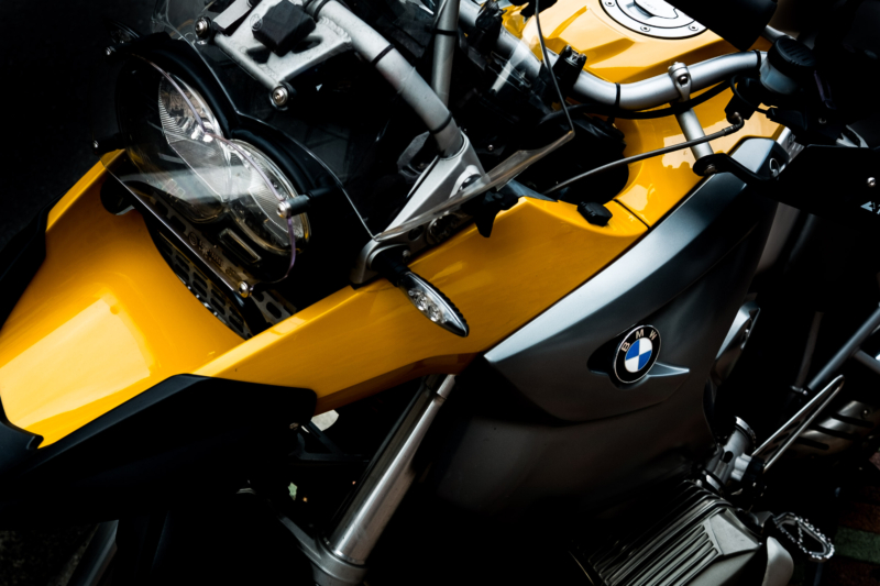 BMW R1200GSのフリー写真素材