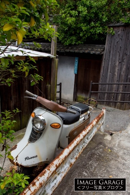 尾道の町と富士重工ラビットのフリー写真素材（無料） #写真好きな人