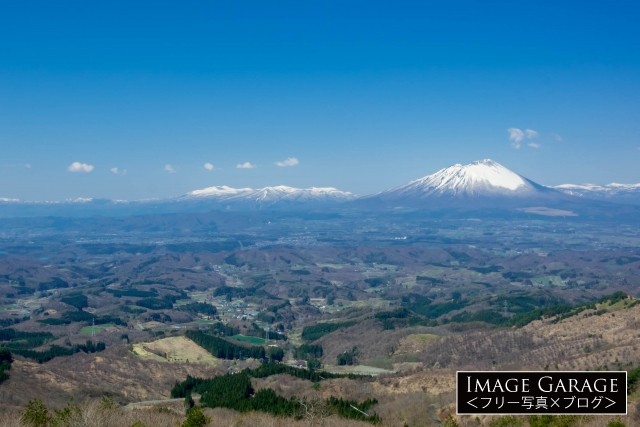 天峰山・標高850mからの風景のフリー画像（無料写真素材）