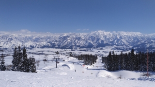 上越国際スキー場から眺める風景