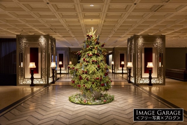 伝統的で可愛らしい東京プリンスホテルのクリスマスツリー フリー写真有 イメージガレージ