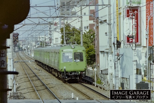 大井町線を走る東急5000系電車（初代）のフリー写真素材（無料）