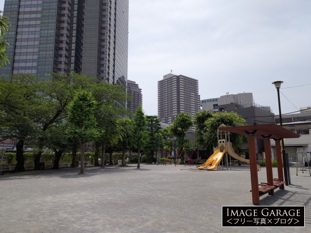 恵比寿南一公園（イカ公園）のフリー画像（無料写真素材）