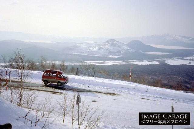 スバル・サンバートライ 4WDのフリー写真素材（無料画像）
