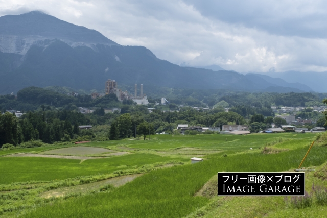 寺坂棚田のフリー写真素材（無料画像）