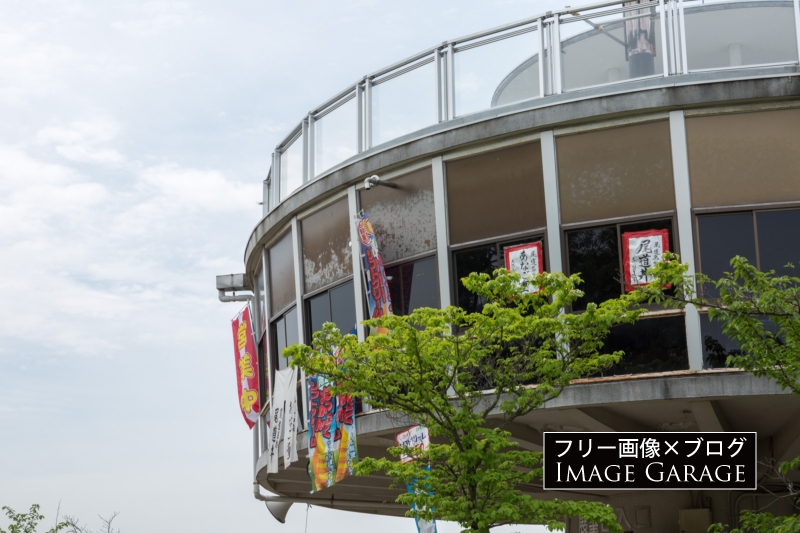 尾道・千光寺公園の旧展望台のフリー写真素材（無料画像）