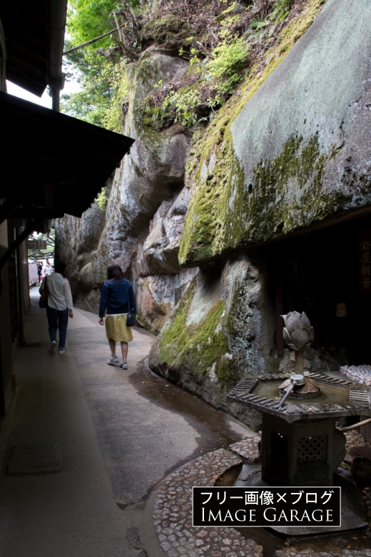 千光寺・大師堂の横の道のフリー画像（無料写真素材）