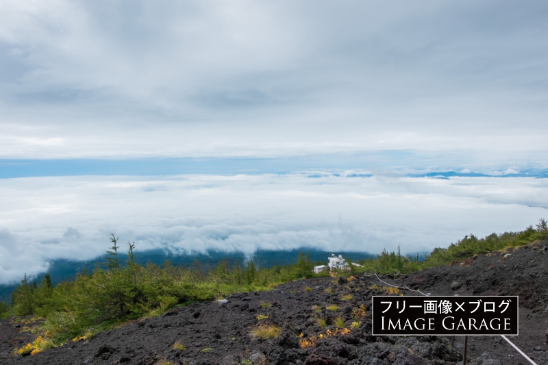 富士山五合目（富士宮口）の風景のフリー写真素材（無料画像）