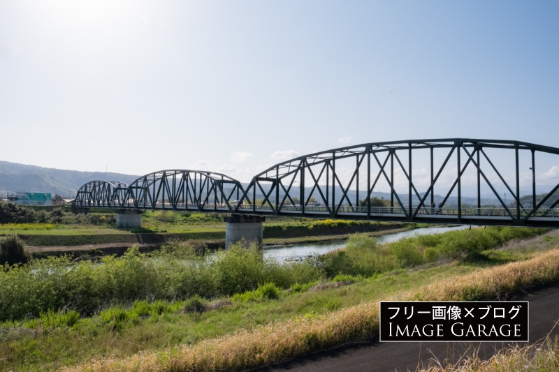 伊豆・狩野川の石堂橋のフリー写真素材（無料画像）