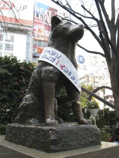 忠犬ハチ公の銅像