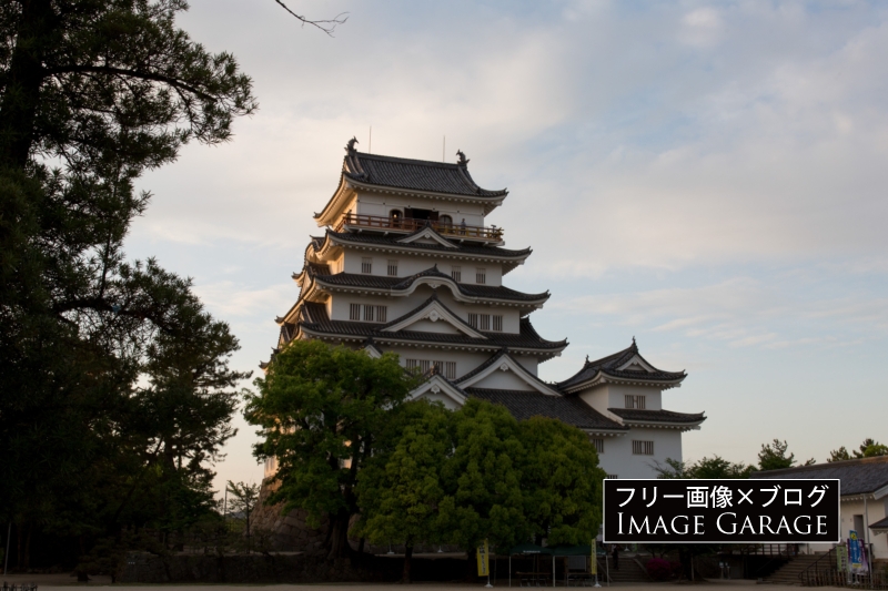 福山城のフリー写真素材（無料画像）