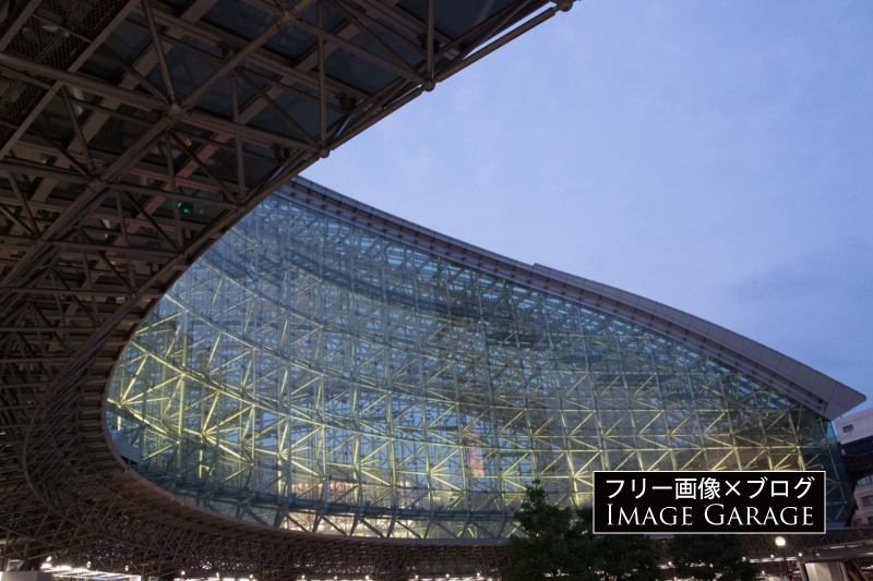 金沢駅・もてなしドームのフリー写真素材（無料画像）