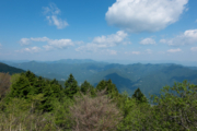 剣山スーパー林道・ 旭丸峠からの眺め