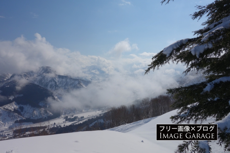 石打丸山スキー場のフリー写真素材（無料画像）