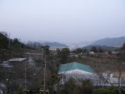 千光寺公園・駐車場上の坂からの風景