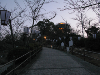 千光寺公園と旧展望台（尾道）