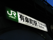 JR有楽町駅の看板