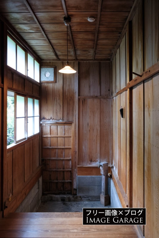 沼津御用邸・浴室のフリー写真素材（無料画像）