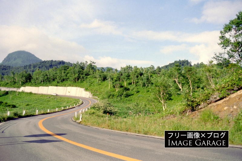 国道292号線・志賀草津道路 （木戸池付近 ）のフリー写真素材（無料画像）