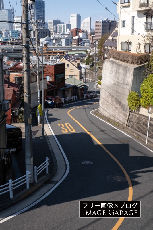 地蔵坂（横浜山手）のフリー写真素材（無料画像）