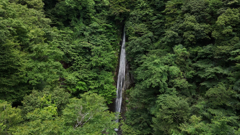 洒水の滝
